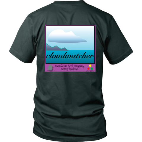 Cloudwatcher T shirts back logo